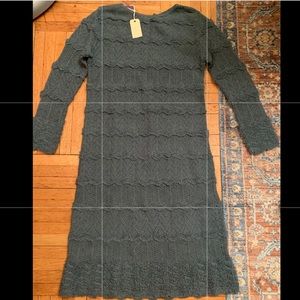 Vintage wool midi dress 1975